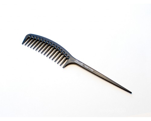 55826 черный гребень с ручкой Janeke