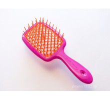 Щетка для волос розовая с оранжевыми Janeke Superbrush 86SP226FA