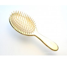 Щетка для волос золотая  с белым Janeke Superbrush  AUSP22G