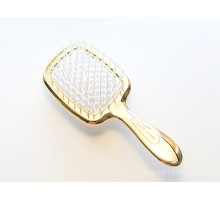 Janeke superbrush small золото с белым AUSP235BIA