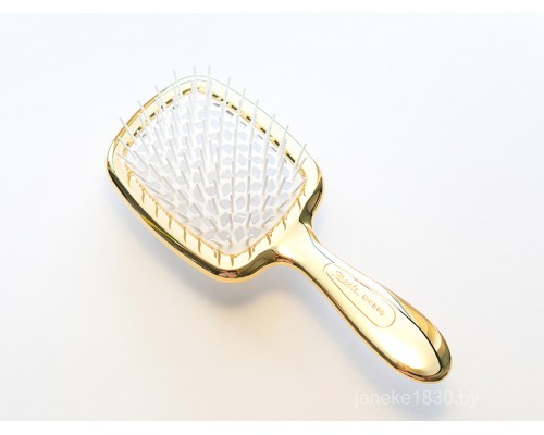 Janeke superbrush small золото с белым AUSP235BIA