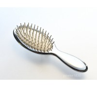 Щетка для волос серебро  с белым Janeke Superbrush  CRSP21N