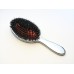Щетка для волос серебряная с чёрным Janeke Superbrush  CRSP22M