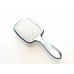 Щетка для волос серебряная с белым Janeke Superbrush Small CRSP235 BIA
