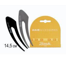 Шпильки Janeke/Hairclip серый/коричн JG49020BLITOR-14,5см