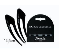 Шпильки Janeke/Hairclip черные JG49020BLINER-14,5см