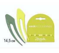 Шпильки Janeke/Hairclip лайм/фисташка  JG49020BLILIM