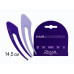 Шпильки Janeke/Hairclip фиолет/сирень  JG49020BLIVIO-14.5см