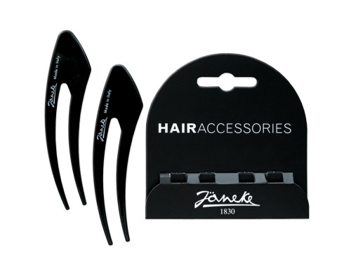 Шпильки Janeke/Hairclip черные JG48020BLINER