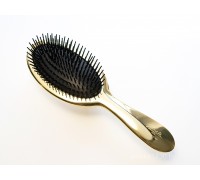 Щетка для волос золотая с чёрным Janeke Superbrush 