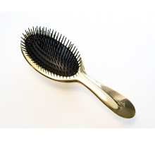 Щетка для волос золотая с чёрным Janeke Superbrush 