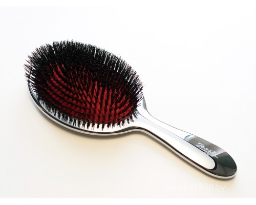 Щетка для волос серебряная с чёрным Janeke Superbrush  CRSP23SF