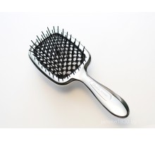 Щетка для волос серебряная с чёрным Janeke Superbrush  CRSP230 NER