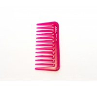 Janeke  82872FUX- гребень для волос малиновый прозрачный 