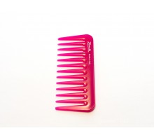 Janeke  82872FUX- гребень для волос малиновый прозрачный 