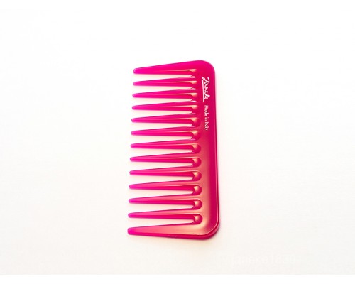 Janeke  82872FUX- гребень для волос малиновый прозрачный 