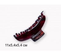 Заколка краб для волос Janeke коричневая RB 3937 TRT