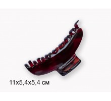 Заколка краб для волос Janeke коричневая RB 3937 TRT